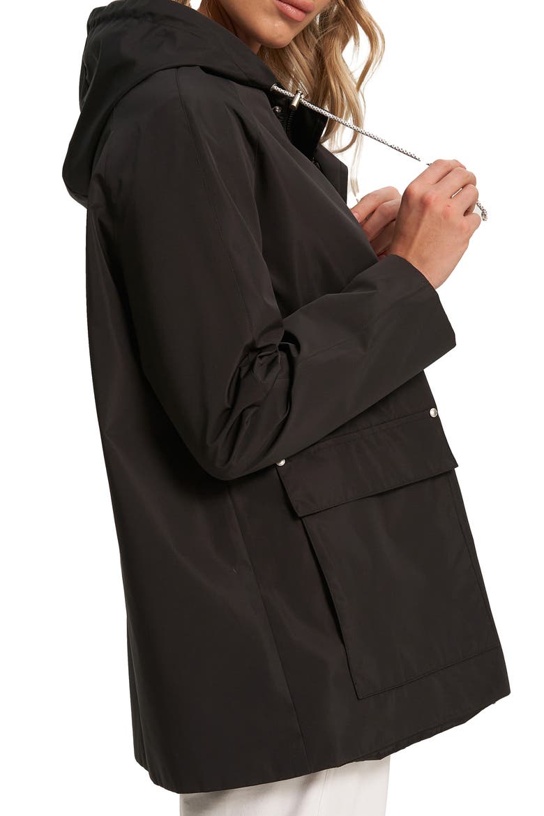 Wanda Raincoat, Alternate, color, BLACK