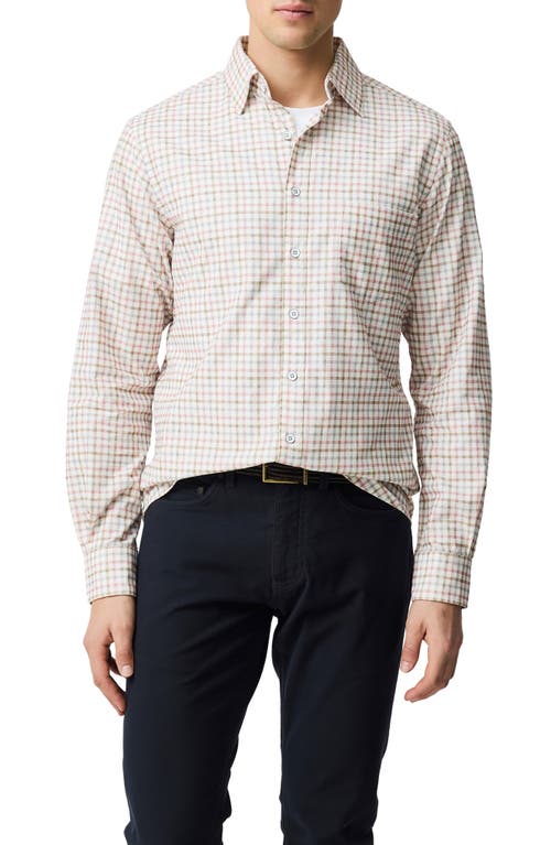 Rodd & Gunn Fox Street Long Sleeve Trim Fit Cotton Button-up Shirt In Neutral