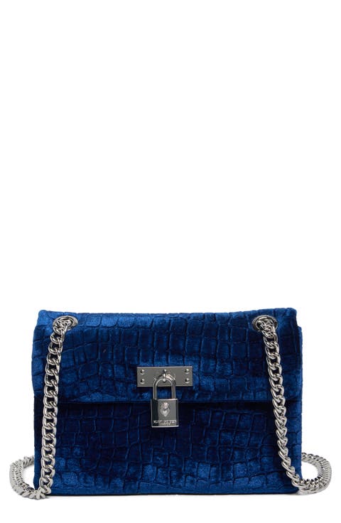 Mini Brixton Velvet Crossbody Bag