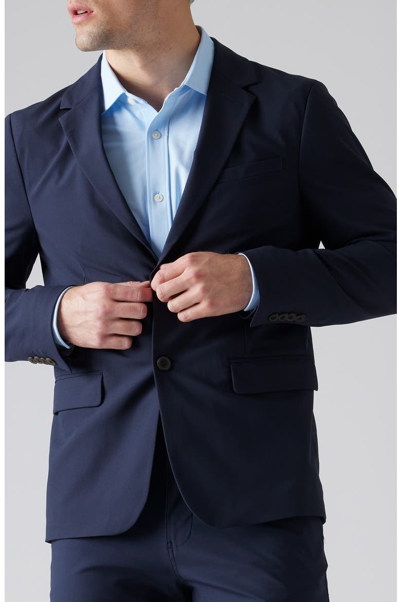Commuter Slim Fit Blazer, Main, color, TRUE NAVY