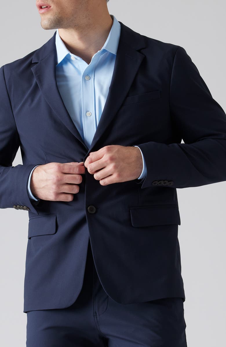 Rhone Commuter Slim Fit Blazer, Main, color, True Navy