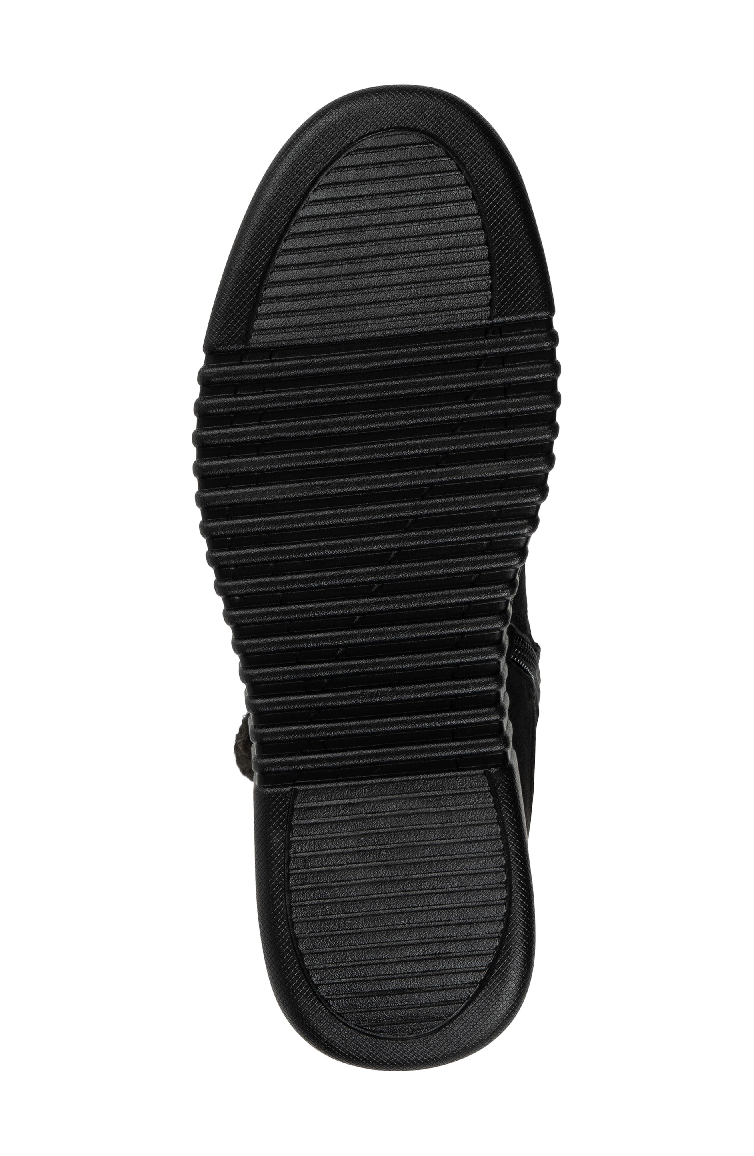 Teegan Faux Leather Boot, Alternate, color, BLACK
