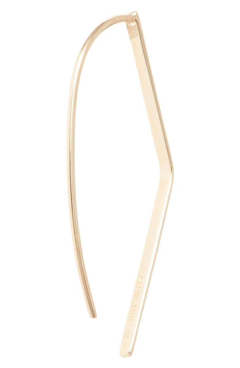 LANA Flat Geometric Threader Hoop Earrings, Alternate, color, 