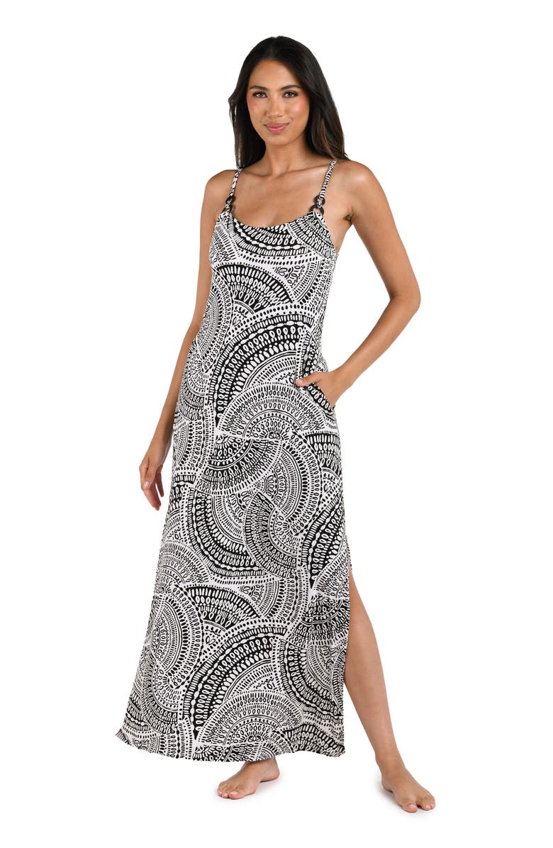 La Blanca Dream Catcher Cover-Up Maxi Dress, Alternate, color, 