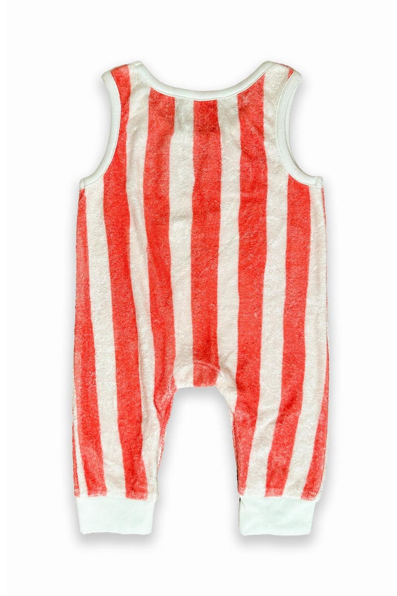 Drew Tank Romper, Alternate, color, Red Stripe