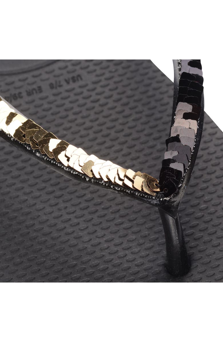 Havaianas Slim Sequin Flip-Flop, Alternate, color,