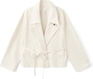 MANGO Belted Denim Trench Coat