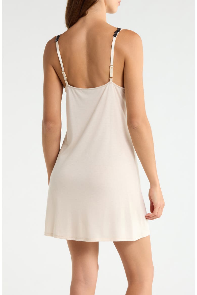Luxe Shangri La Chemise, Alternate, color, PEARL