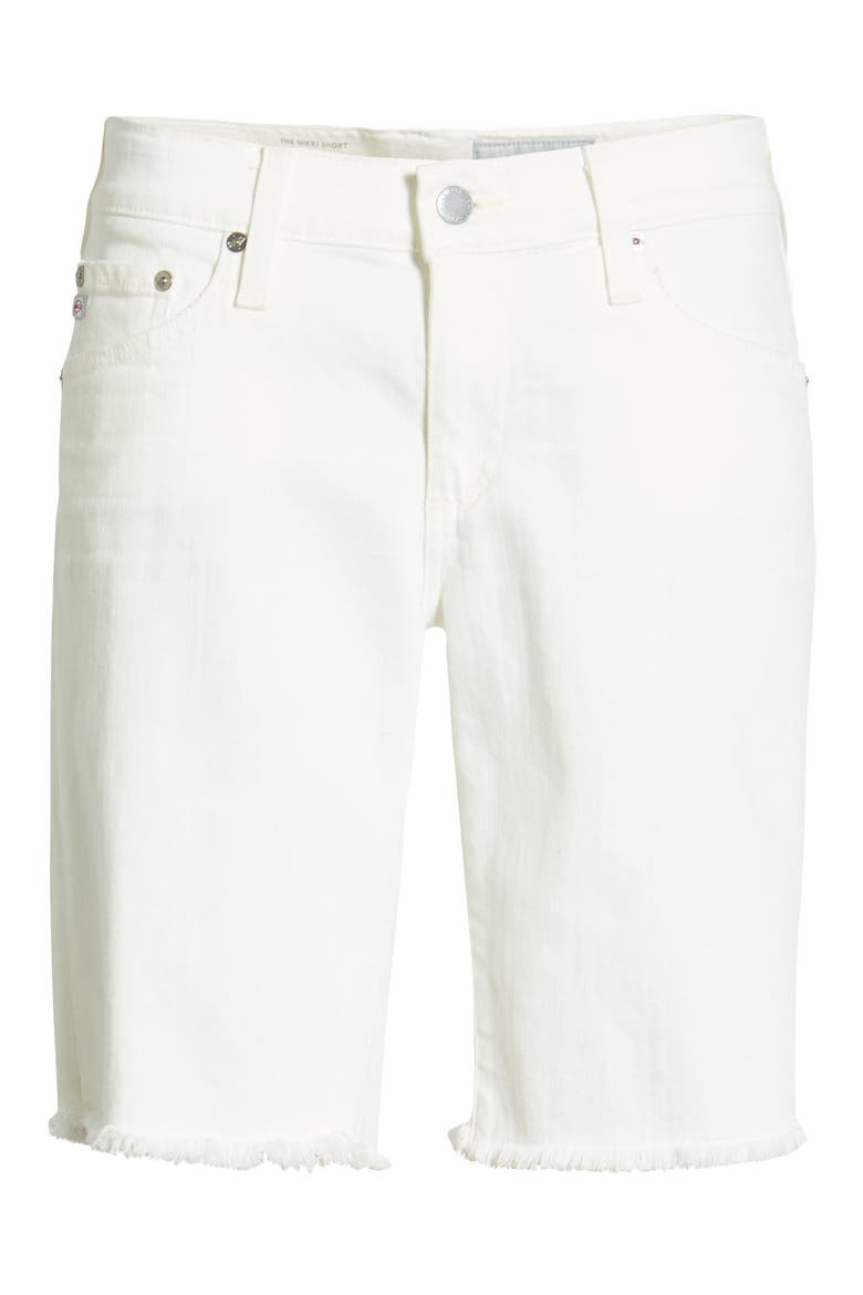 Nikki Relaxed Bermuda Shorts, Alternate, color, 1 YEAR TONAL WH