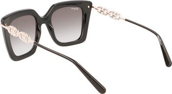 Gancini 51mm Rectangular Sunglasses