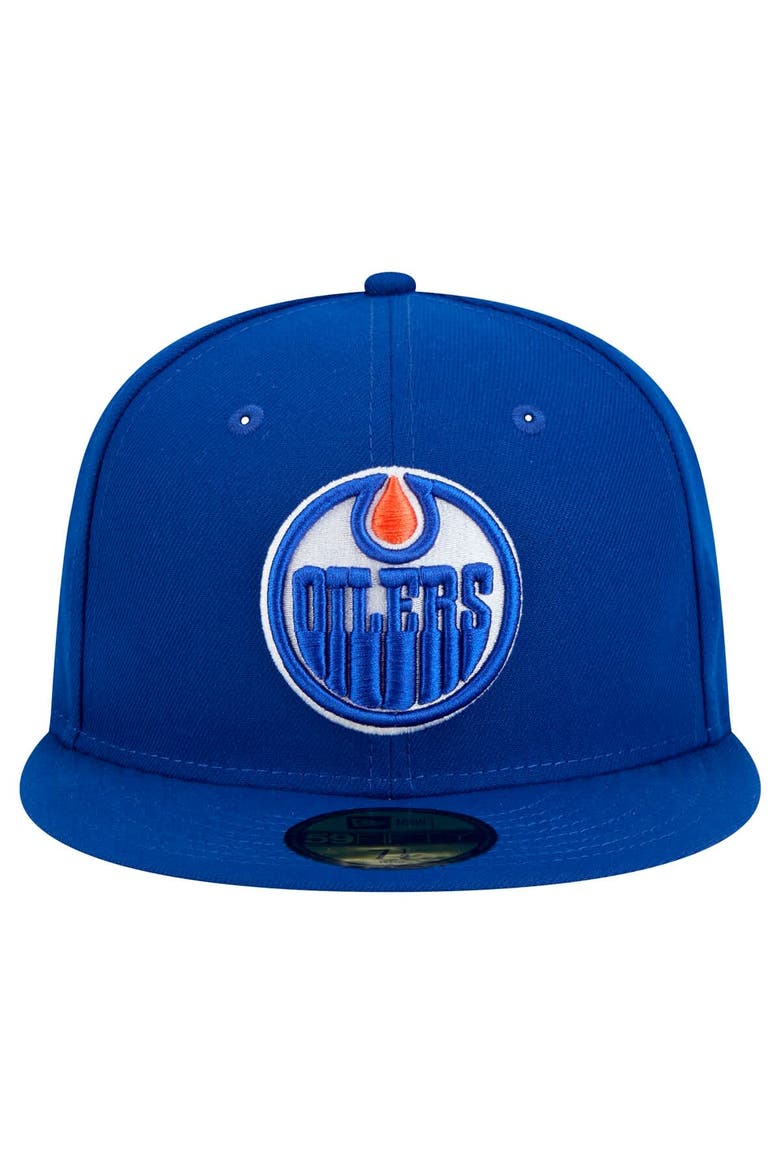 Men's New Era Royal Edmonton Oilers Core 59FIFTY Fitted Hat, Alternate, color, Royal