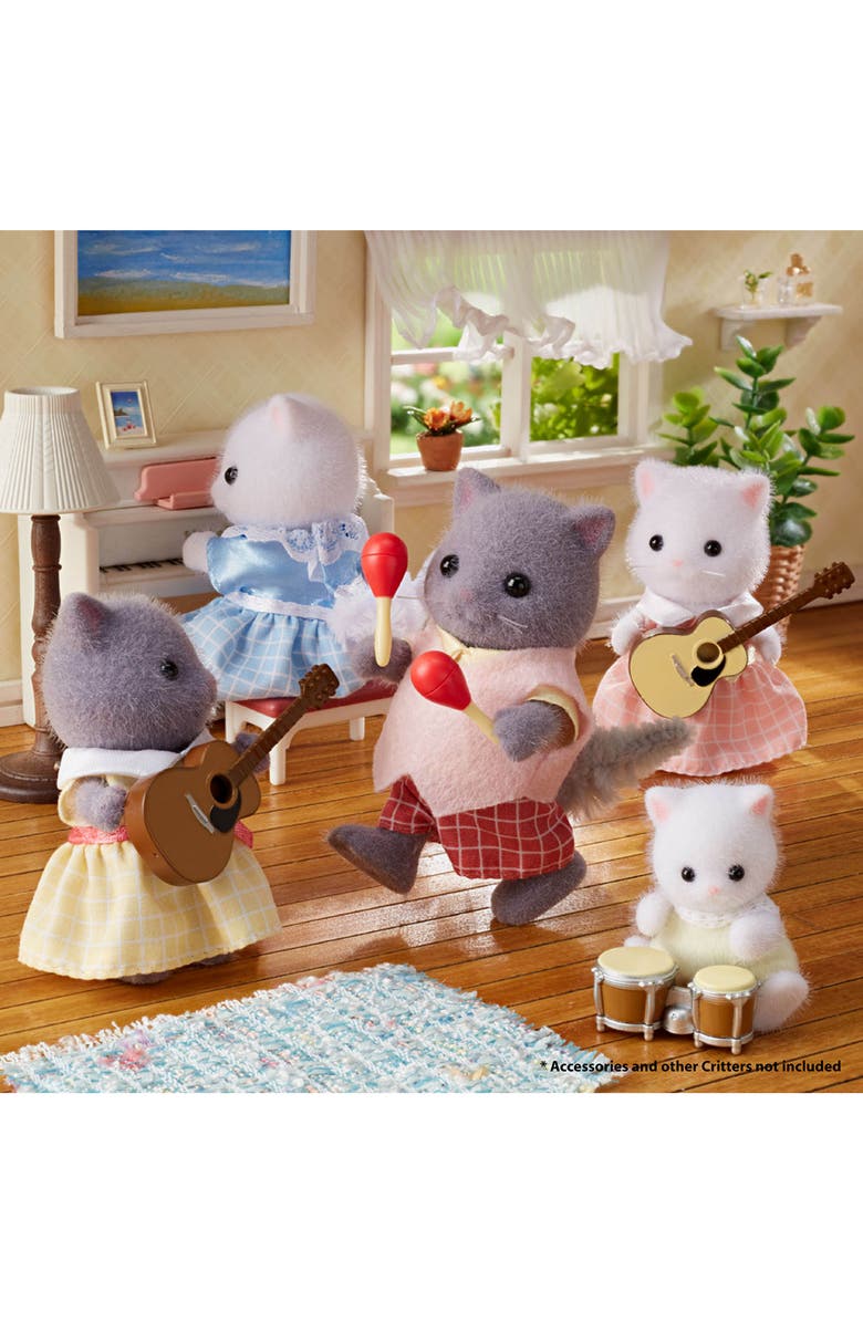 Calico Critters Persian Cat Family, Alternate, color, Multi