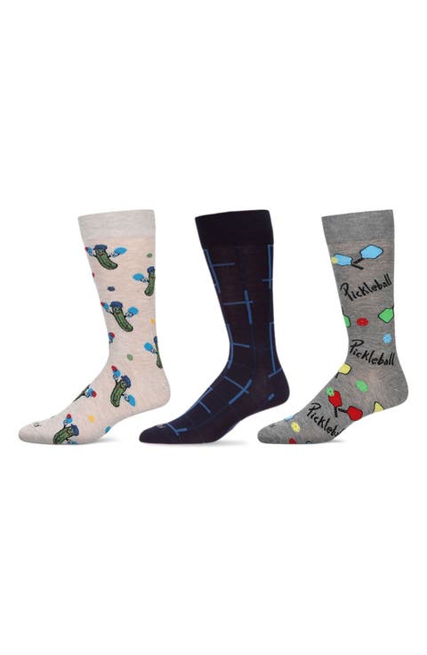Sports Assorted 3-Pack Crew Socks