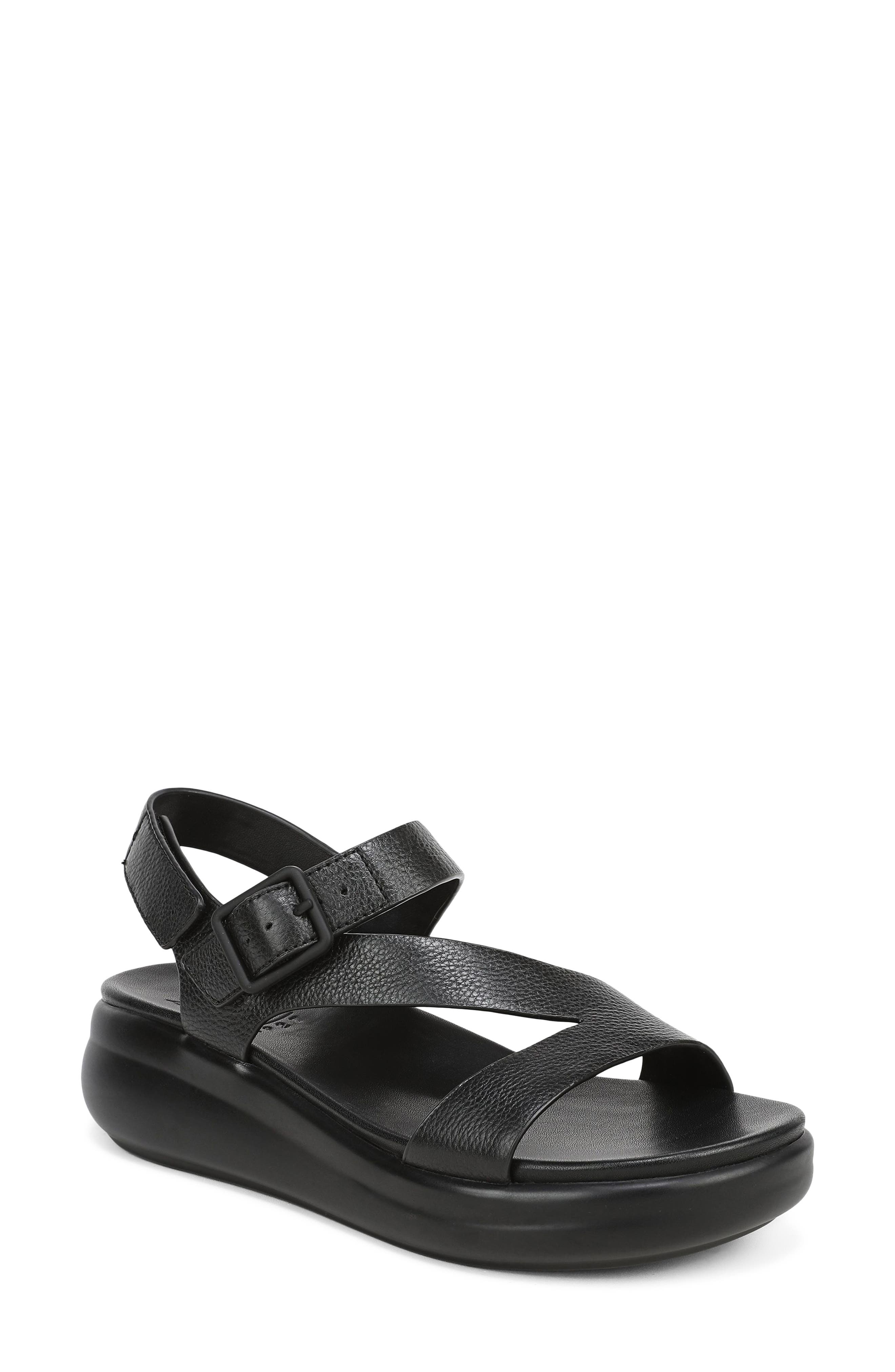 Naturalizer Chance Platform Sandal, Main, color, Black