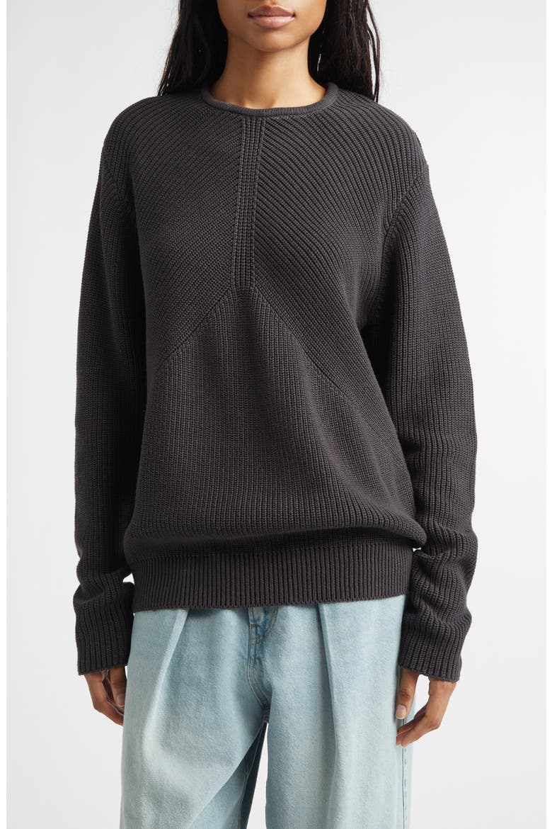 Ribcage Cotton Crewneck Sweater, Main, color, DIESEL