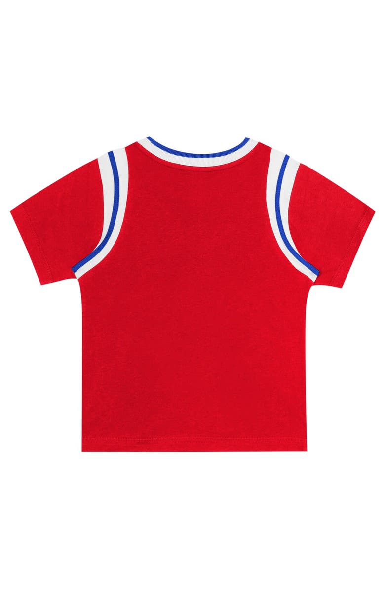 Outerstuff Toddler Fanatics Branded Red/Gray Philadelphia Phillies Bases Loaded T-Shirt & Shorts Set, Alternate, color,