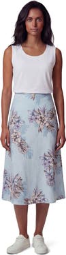 Lords of Harlech Exotic Floral Womens Midi Skirt