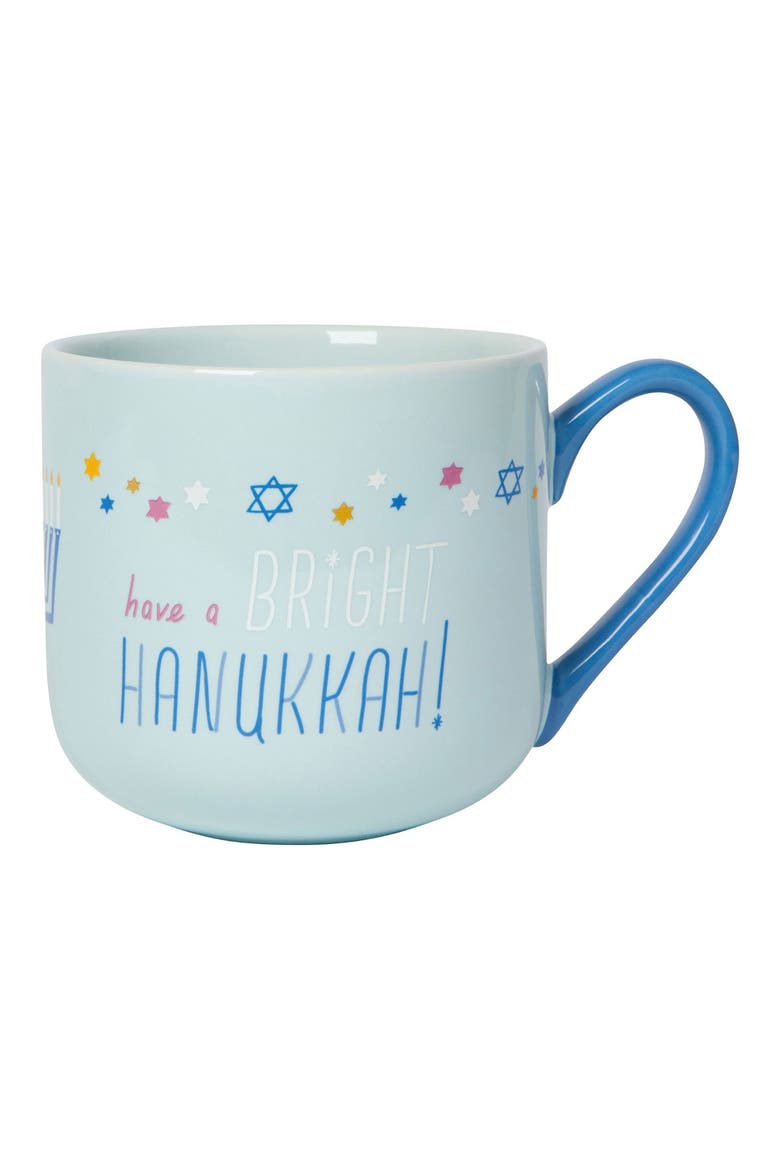 Bright Hanukkah Mug & Dish Towel Set, Alternate, color, HANUKKAH