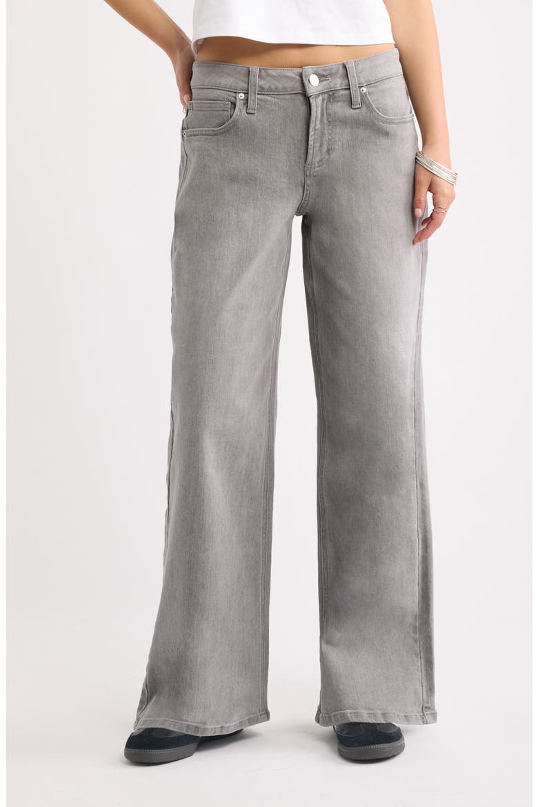 Low Rise Baggy Wide Leg Jeans, Main, color, CENTURY GREY WASH