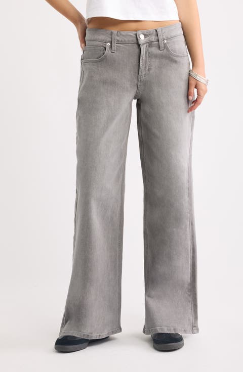Low Rise Baggy Wide Leg Jeans