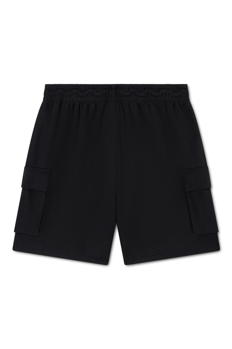 Kids' Festival Cargo Shorts, Alternate, color, BLACK