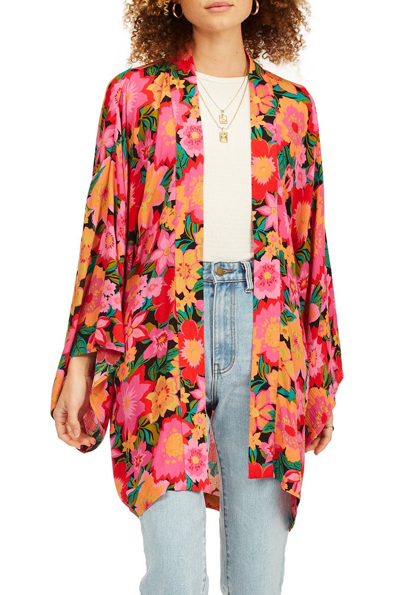 x Sun Chasers Loveland Floral Cover-Up Wrap, Main, color, MULTI