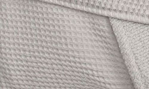 Cozy Earth Waffle Terry Robe In Gray