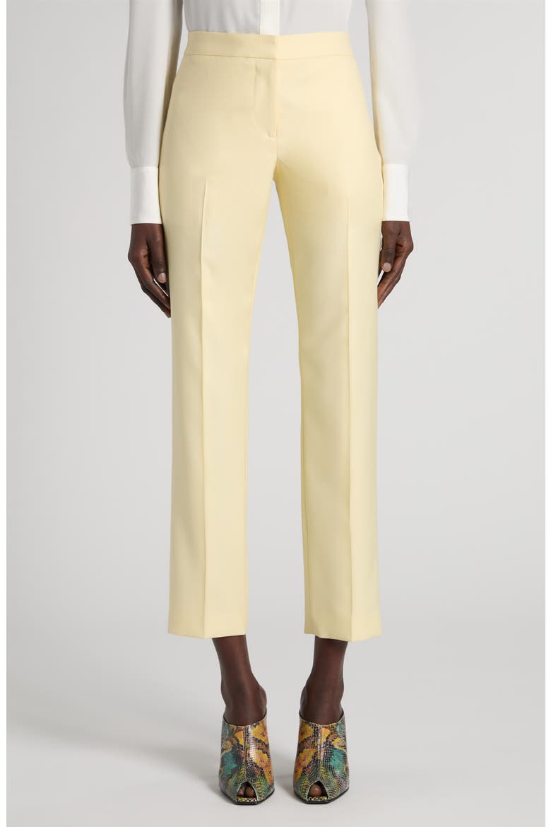 Wool Gabardine Ankle Cigarette Pants, Main, color, SHERBET