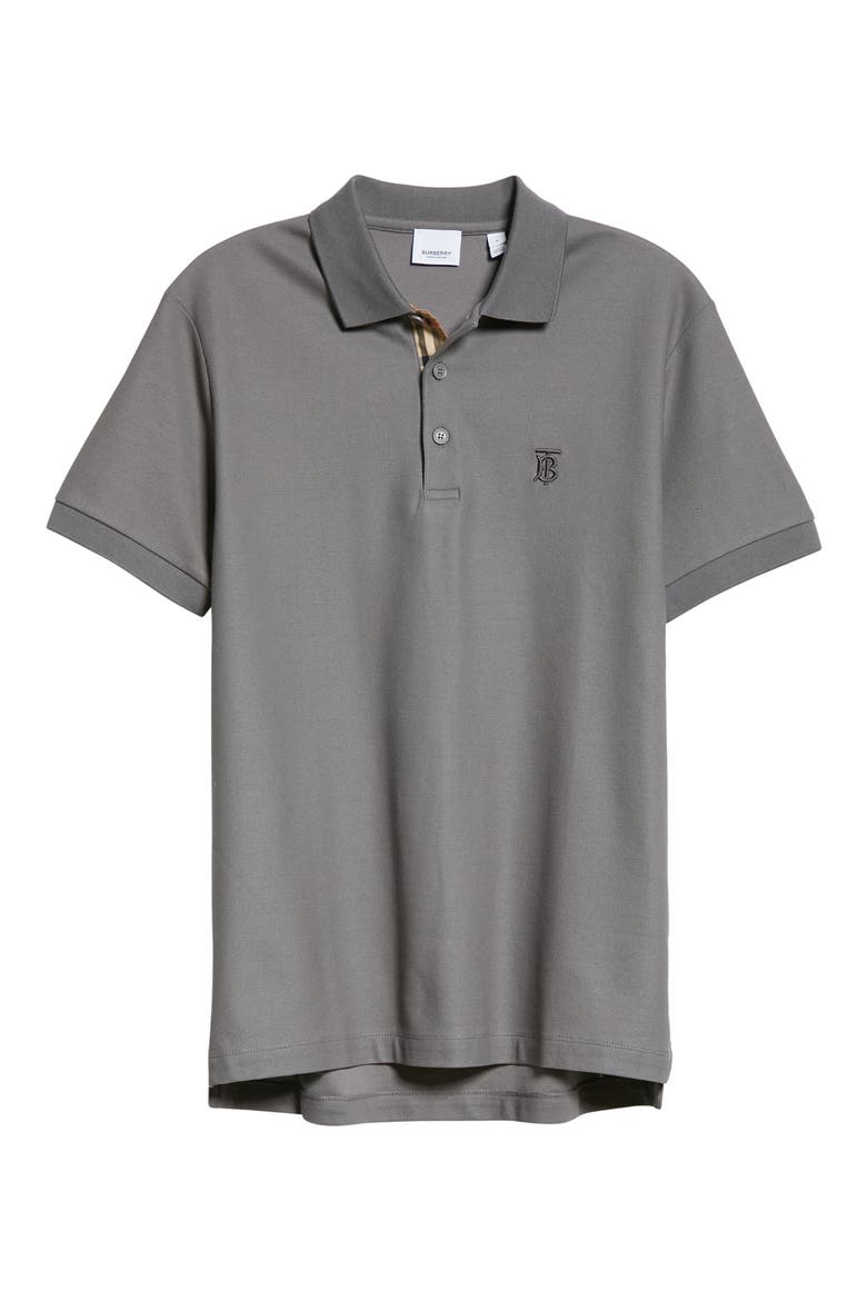Eddie Piqué Polo, Alternate, color, SEAL GREY