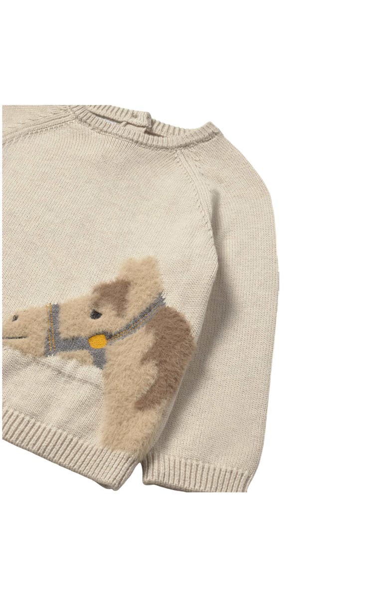 Mayoral Animal Intarsia Sweater, Alternate, color, Cream