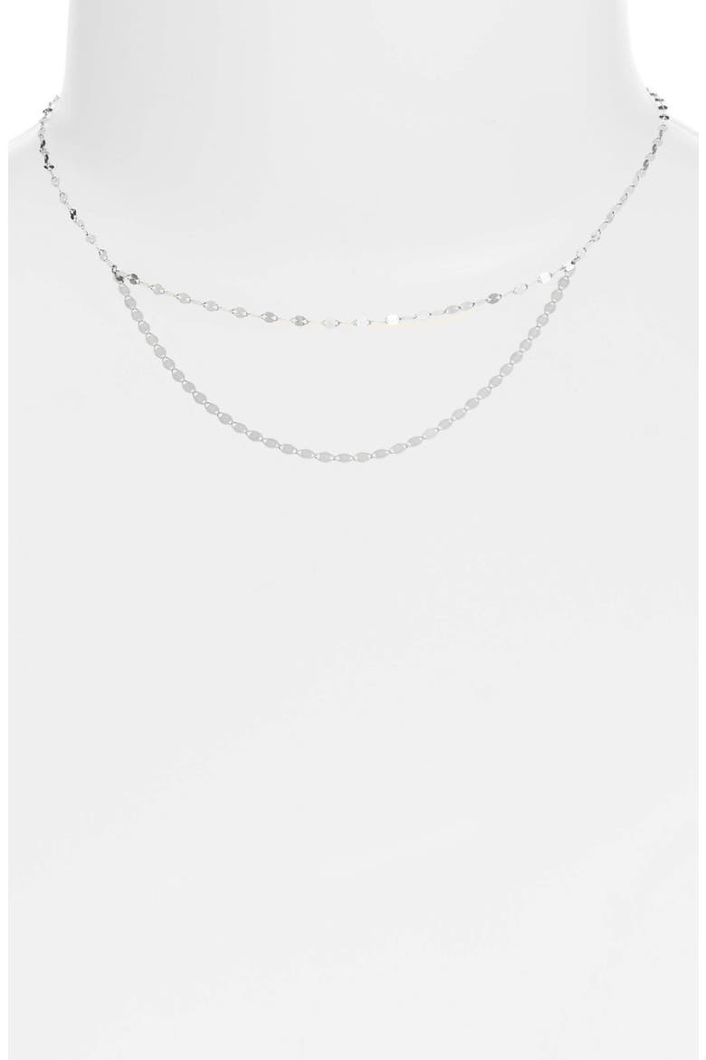 Jewelry Blake Nude Duo Necklace, Alternate, color, WHITE GOLD
