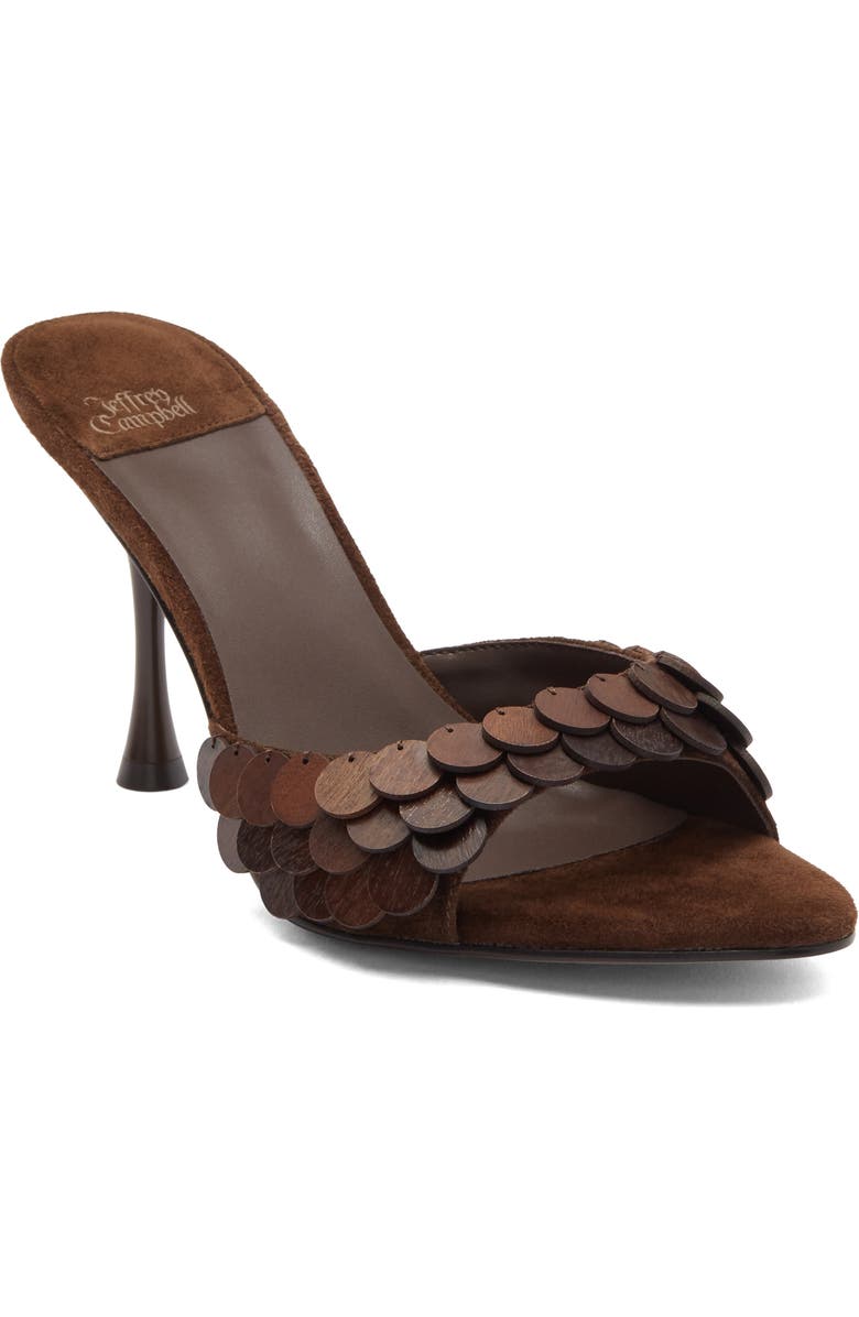 Jeffrey Campbell Agent Sandal, Main, color, Brown Combo
