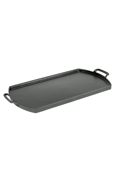 Blacklock Cast Iron Double Burner Griddle 10x20 Inch