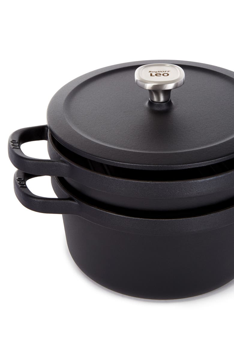 BergHOFF Leo Graphite 3-Piece Cookware Set, Alternate, color, Black