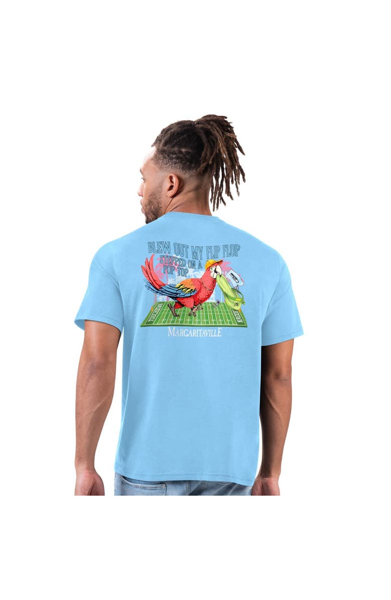 Margaritaville Men's Margaritaville Light Blue Seattle Seahawks Flip Flop T-Shirt, Main, color, Light Blue