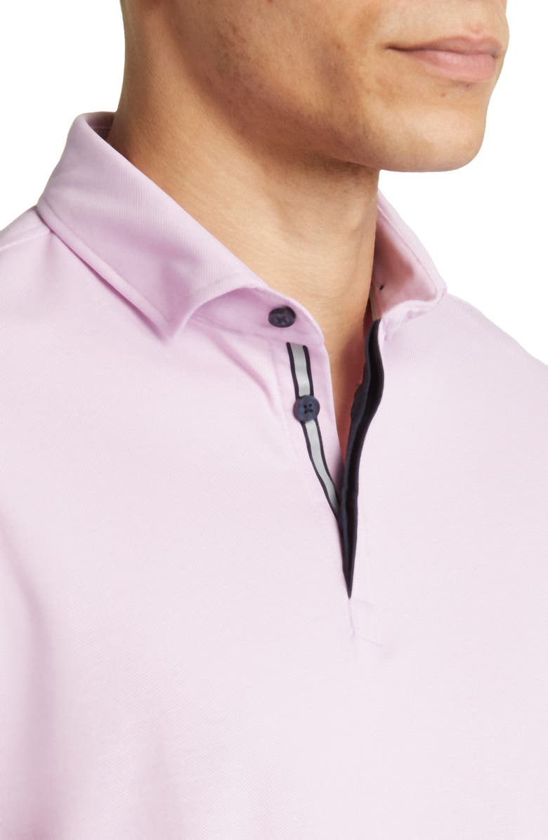 Stone Rose Performance Piqué Polo, Alternate, color,