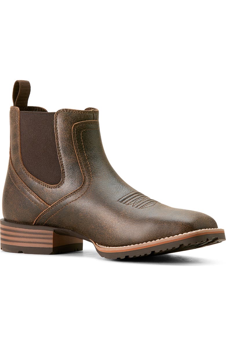 Ariat Hybrid Low Boy Western Chelsea Boot, Main, color, Acorn