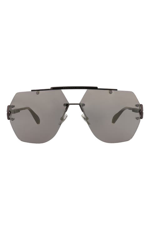 66mm Aviator Sunglasses