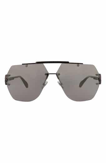 PHILIPP PLEIN 66mm Aviator Sunglasses