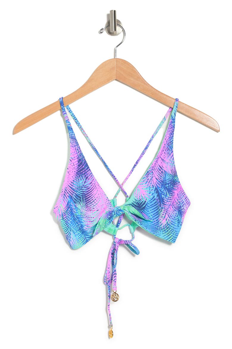 Palmares Esmeralda Reversible Print Bikini Top, Alternate, color, MULTICOLOR