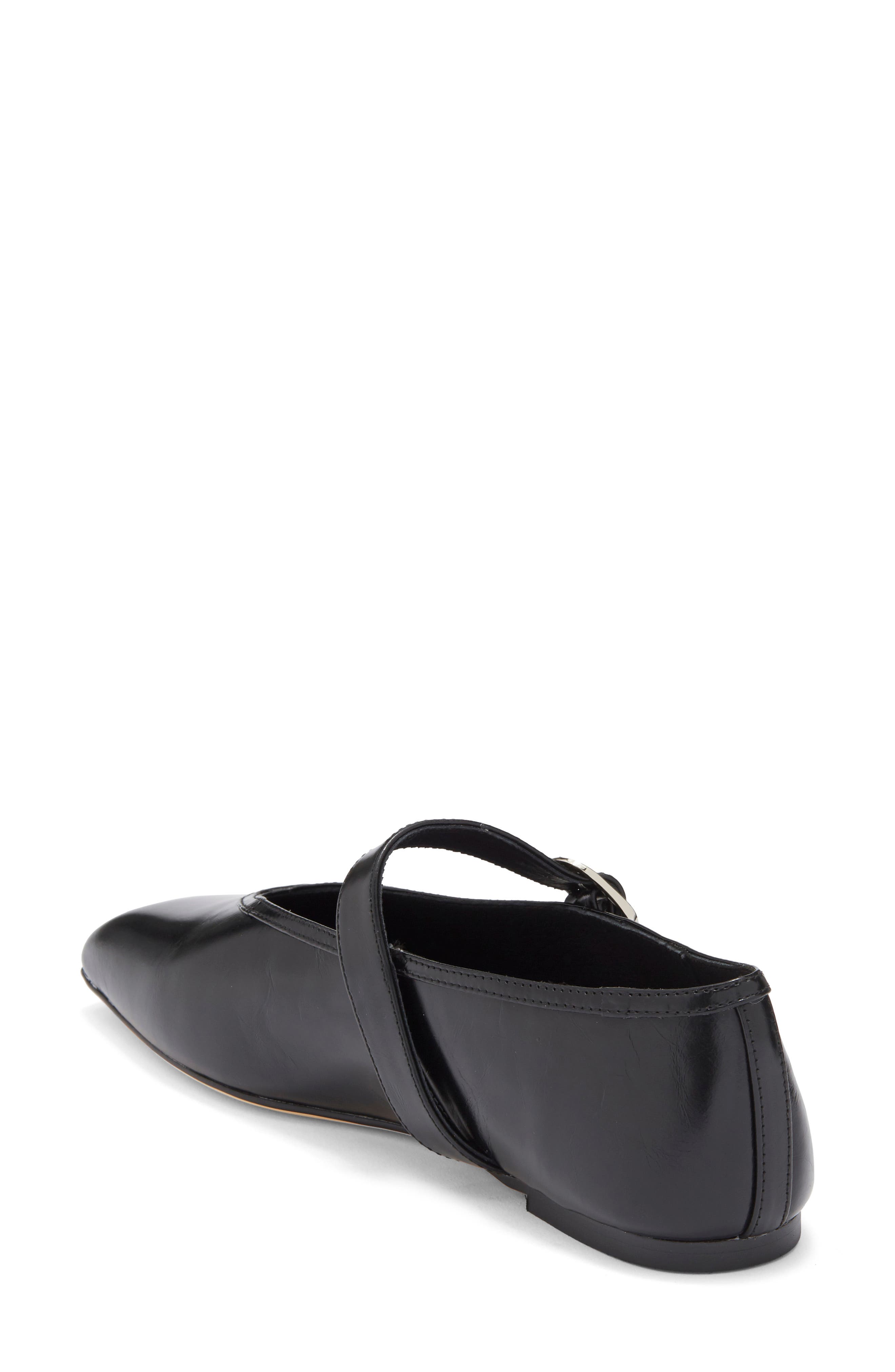Tony Bianco Bobbi Mary Jane Flat, Alternate, color, Black Crinkle