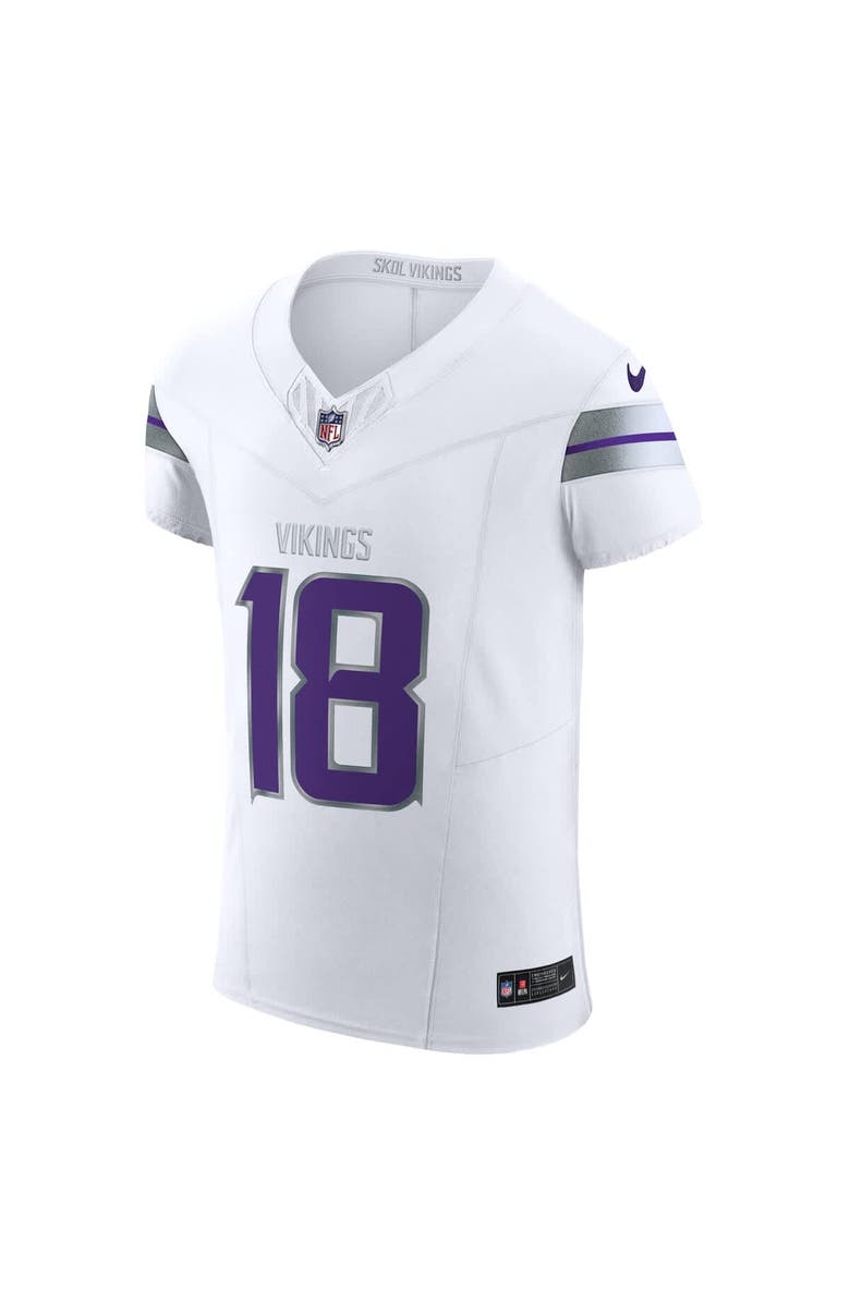 Nike Men's Nike Justin Jefferson White Minnesota Vikings Alternate Vapor F.U.S.E. Elite Player Jersey, Alternate, color, White