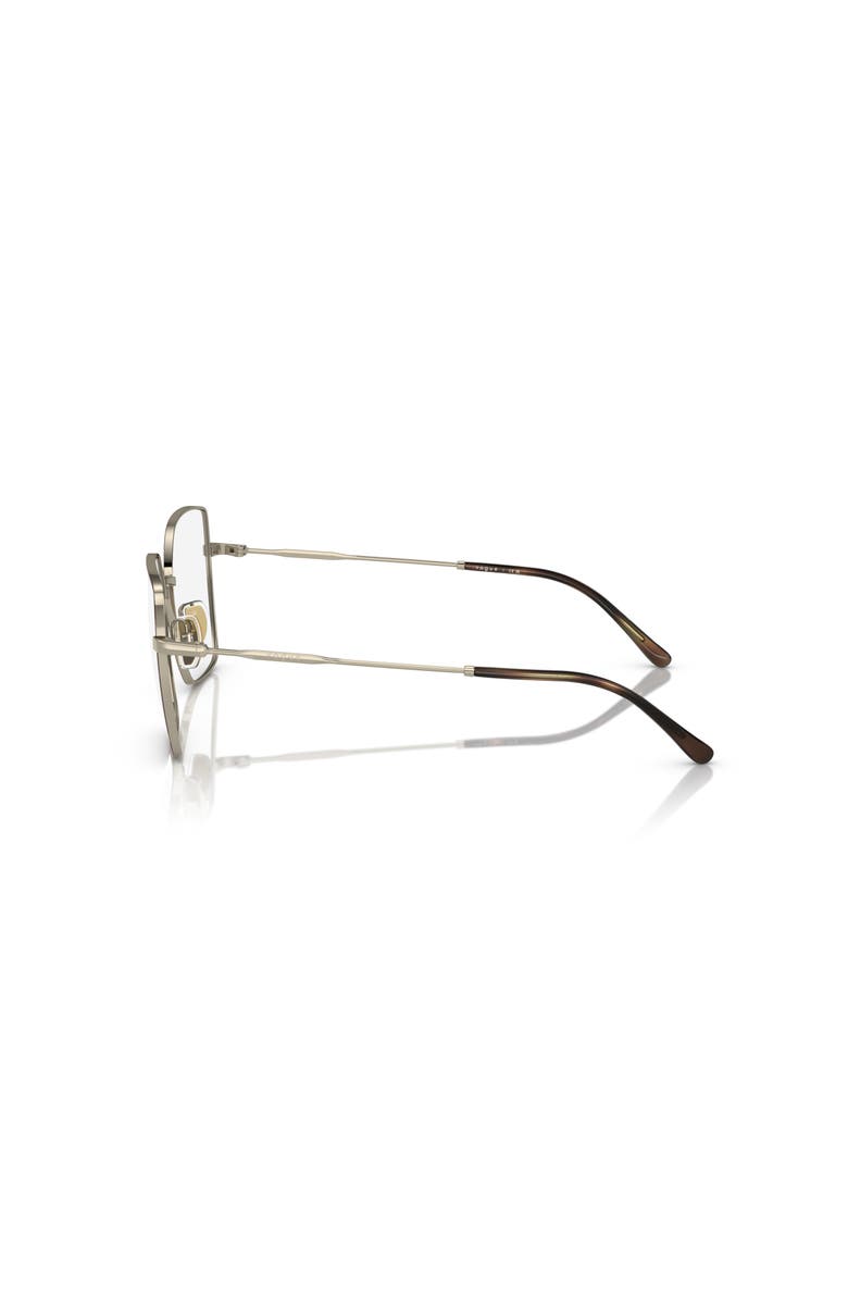 Vogue Eyewear 53mm Irregular optical glasses, Alternate, color, Brown