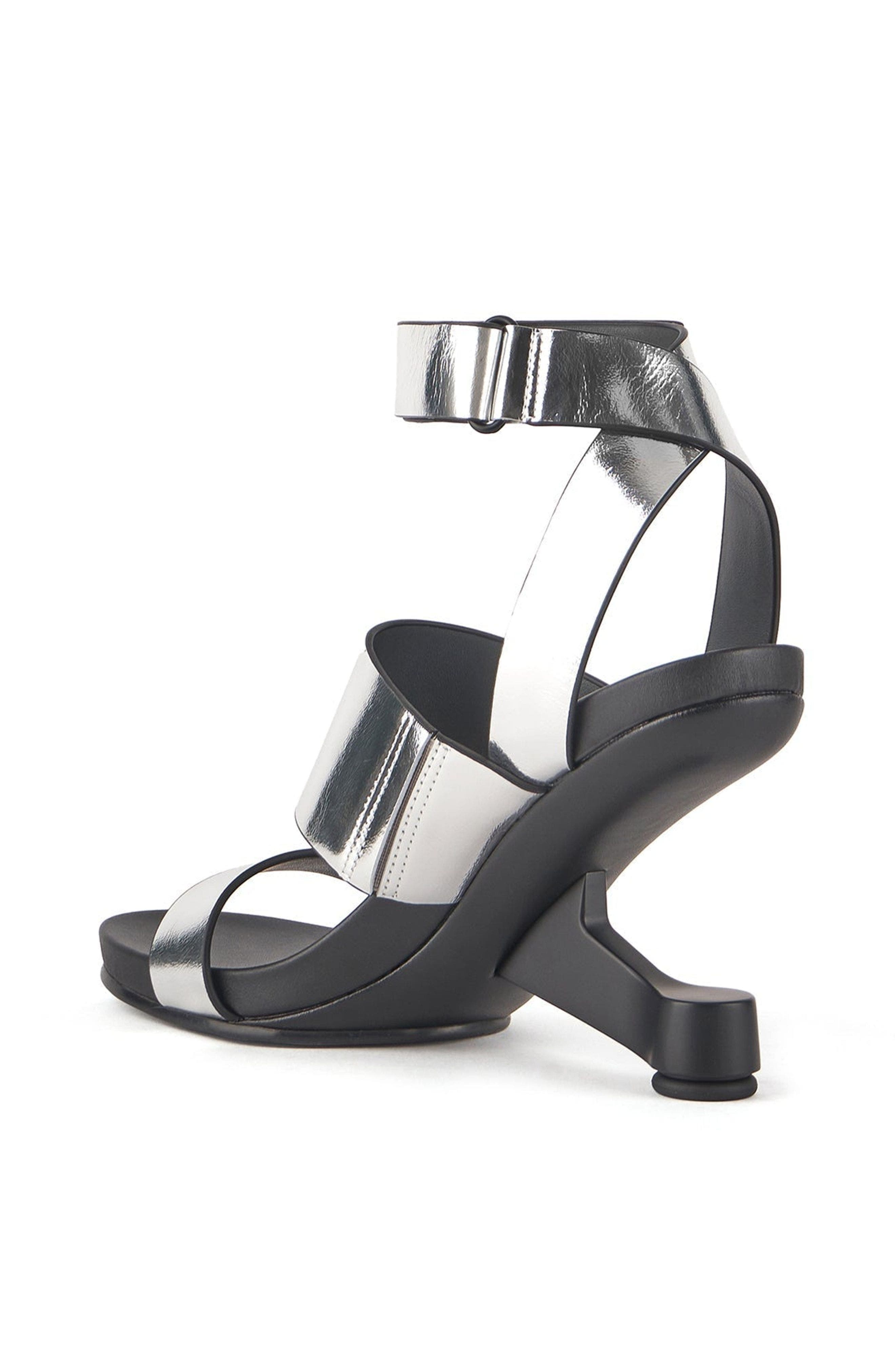 United Nude Eamz Hana Sandals, Alternate, color, Silver