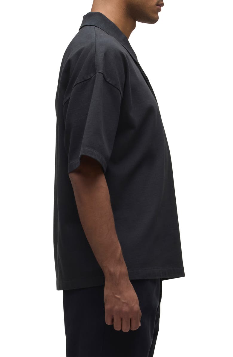 Hudson Jeans Heavyweight Cotton Pocket Polo, Alternate, color, Nights