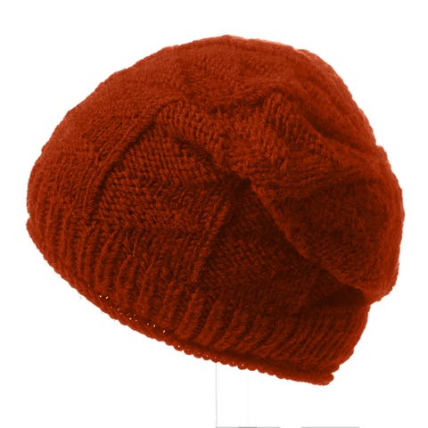 Hand Knit Wave Slouch