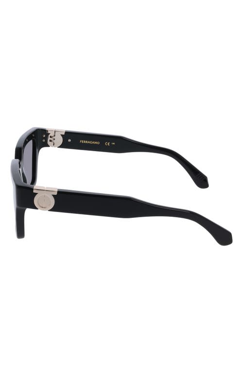 Ferragamo 52mm Square Sunglasses In Black