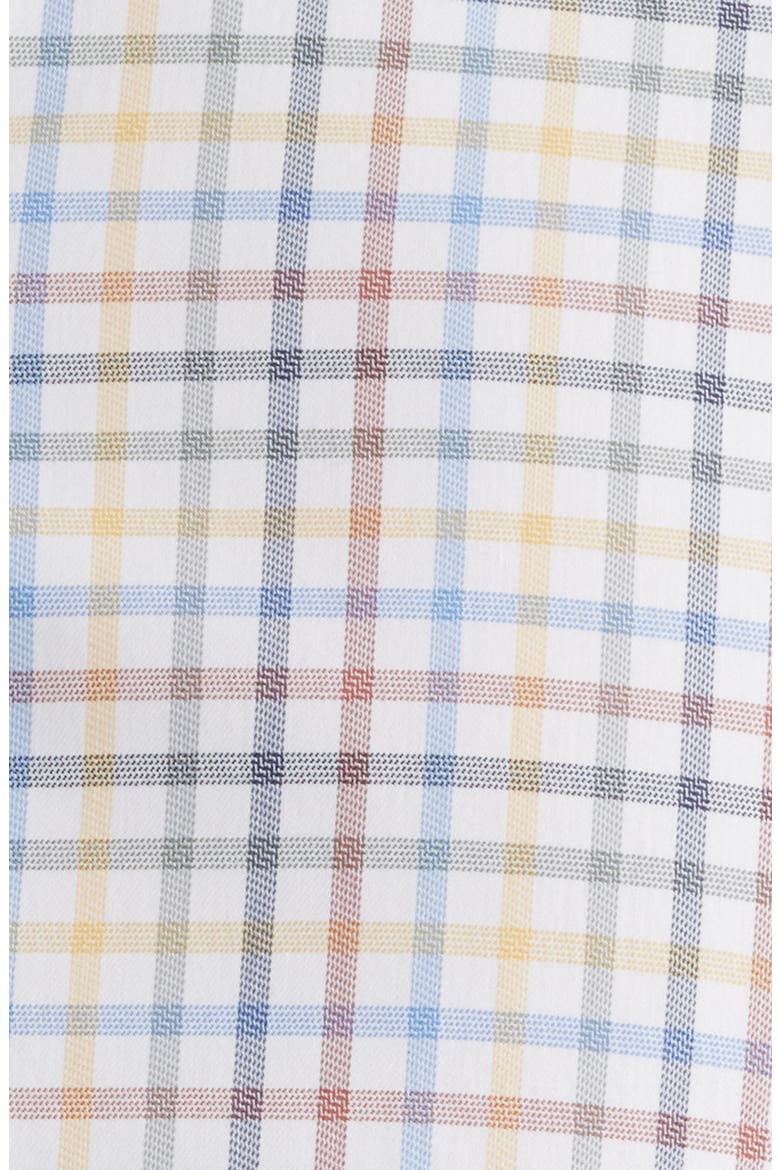 Crown Light Plaid Button-Up Shirt, Alternate, color, EVENING TIDE