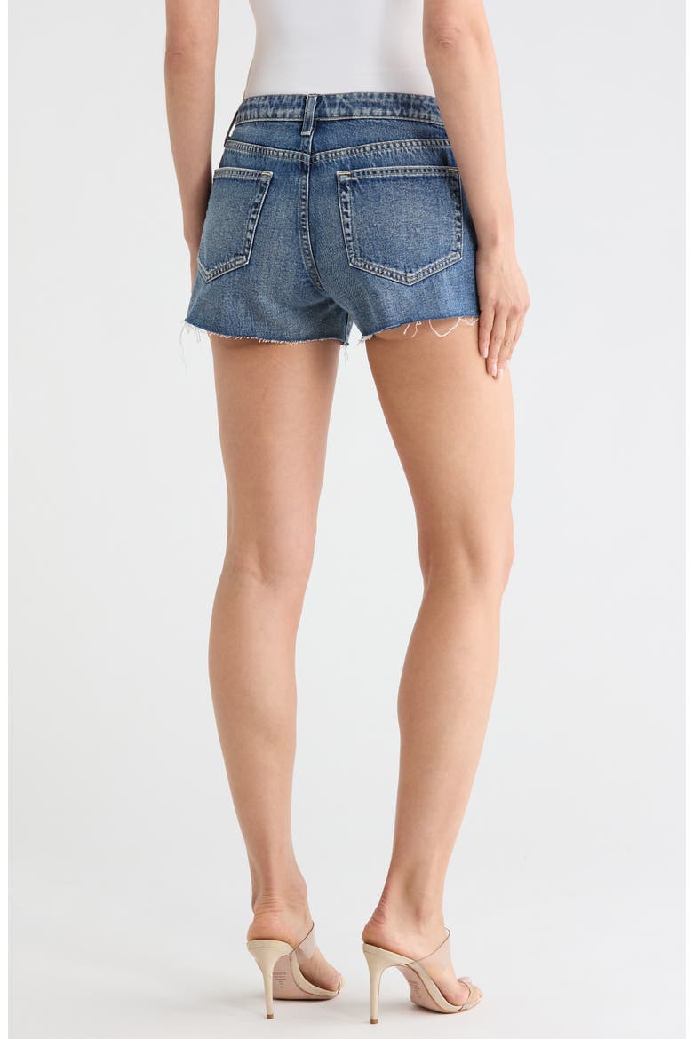 Teya Low Rise Cutoff Denim Shorts, Alternate, color, GRANADA DESTRUCT