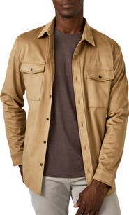 7 Diamonds Country Road Faux Suede Shirt Jacket